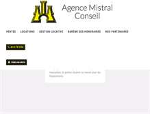 Tablet Screenshot of mistralconseil.fr